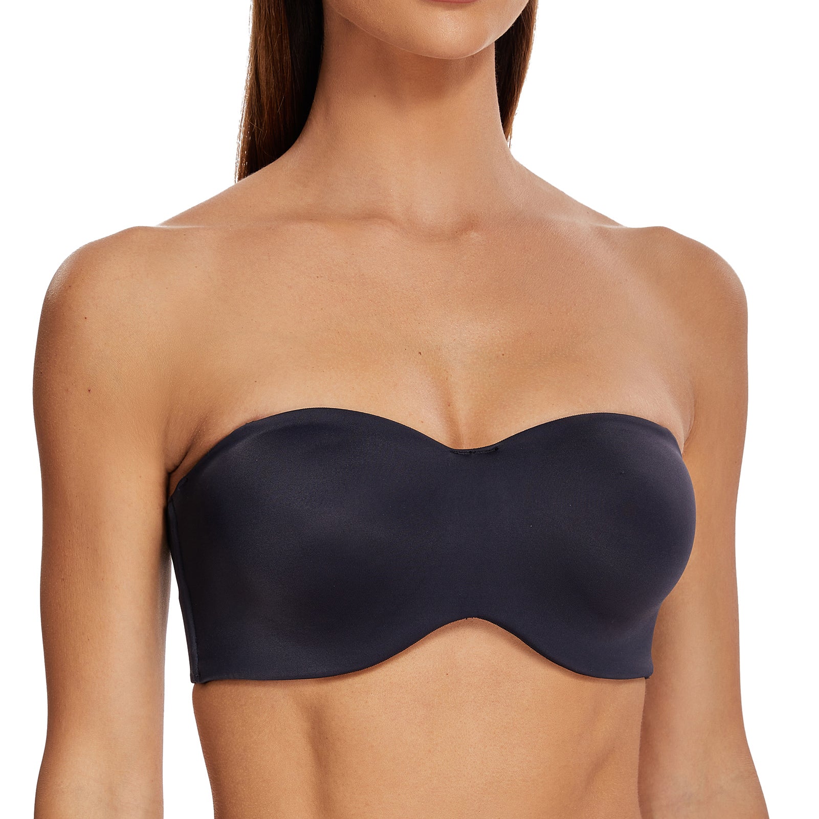 Meleneca Womens Strapless Bra For Large Bust Minimizer Unlined Bandeau