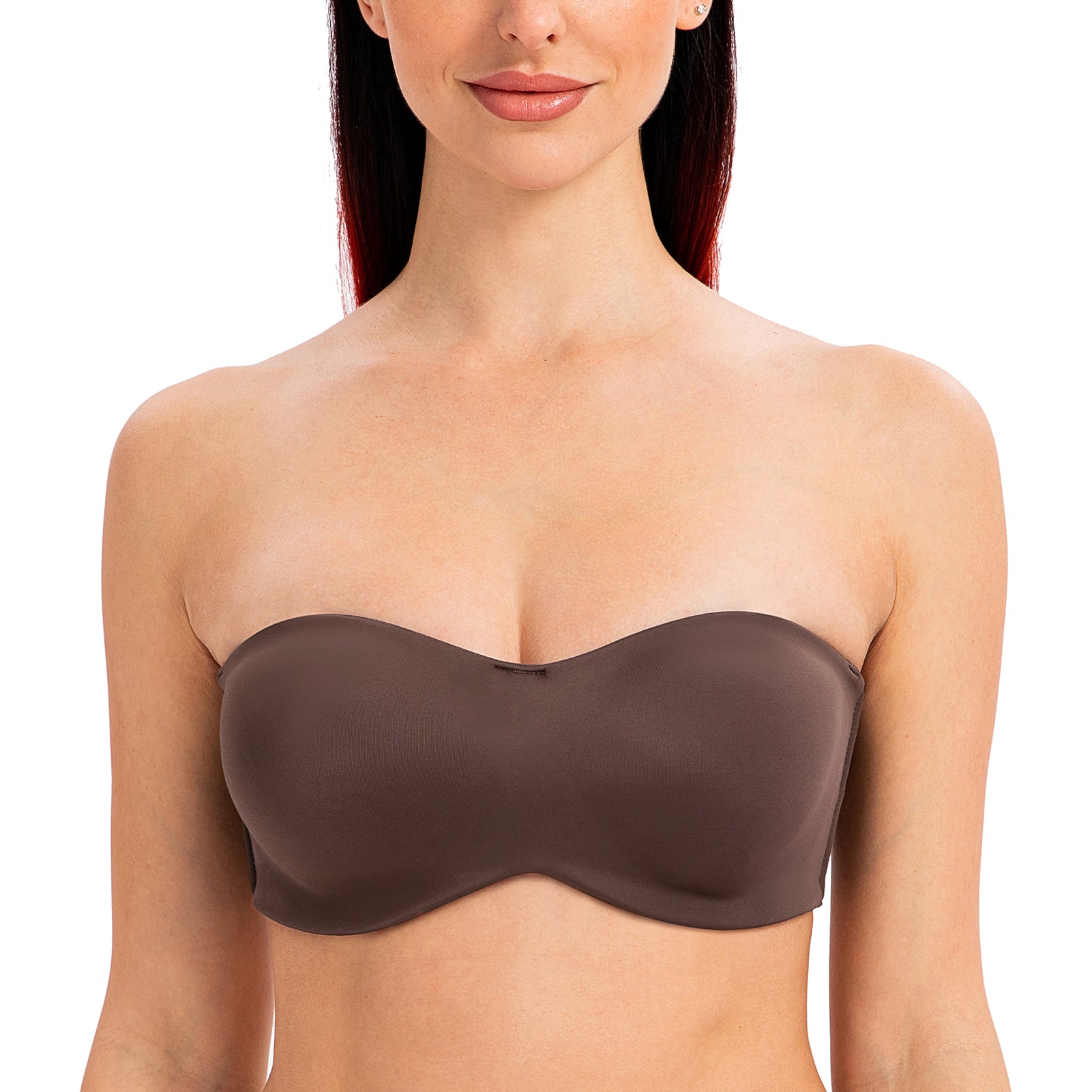 Meleneca Womens Strapless Bra For Large Bust Minimizer Unlined Bandeau