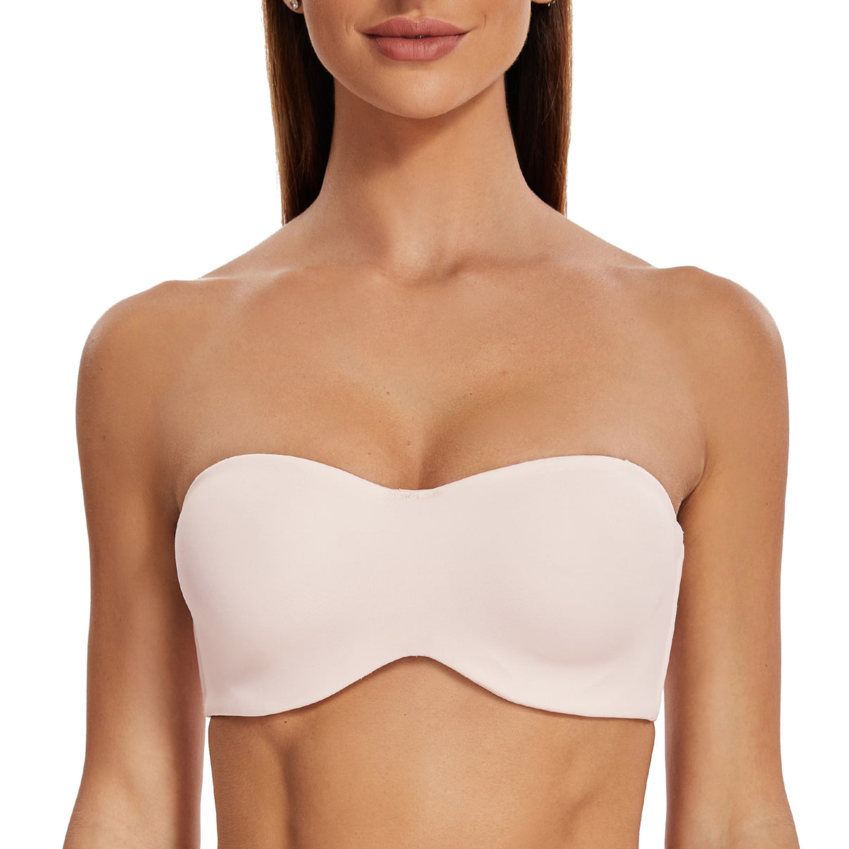 Meleneca Womens Strapless Bra For Large Bust Minimizer Unlined Bandeau