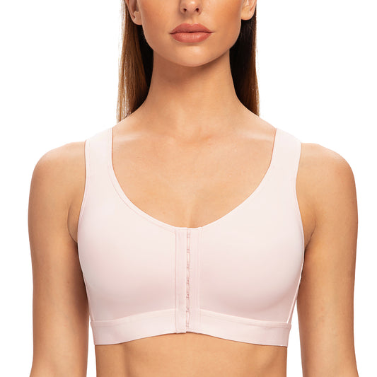 MELENECA Women's Strapless Bras for Large Bust Minimizer Unlined with  Underwire Clear Strap Pale Nude Heather 32G 