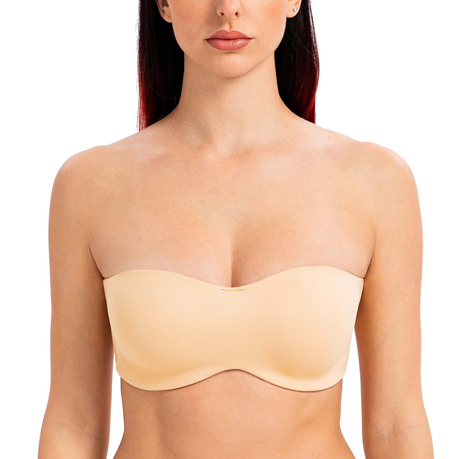 Meleneca Womens Strapless Bra For Large Bust Minimizer Unlined Bandeau