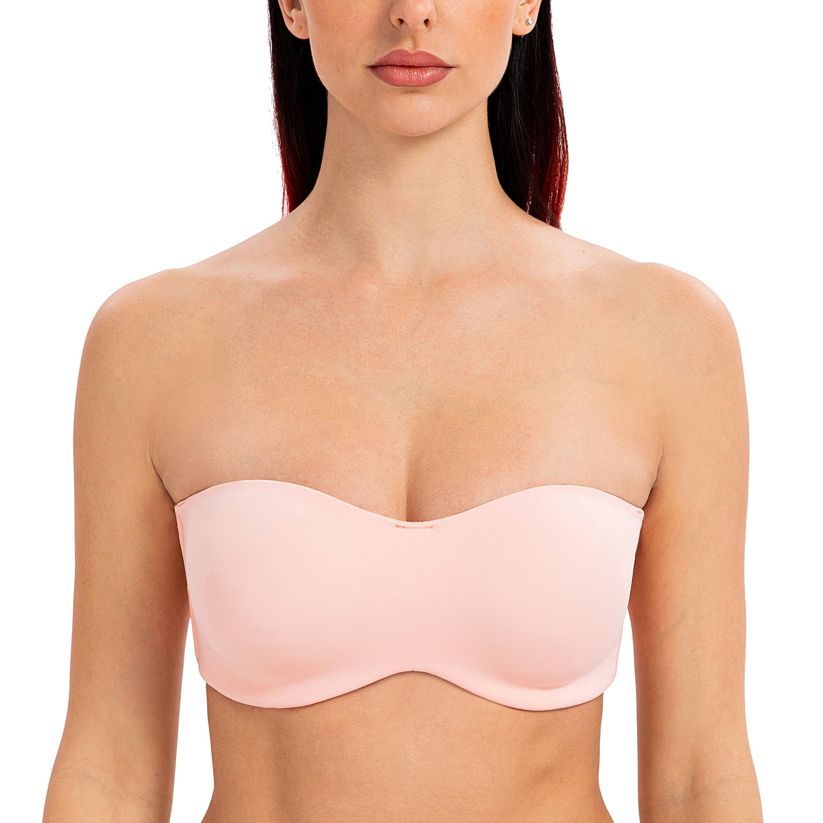 Meleneca Womens Strapless Bra For Large Bust Minimizer Unlined Bandeau