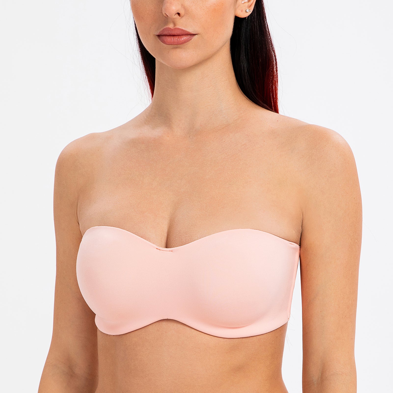 Meleneca Womens Strapless Bra For Large Bust Minimizer Unlined Bandeau