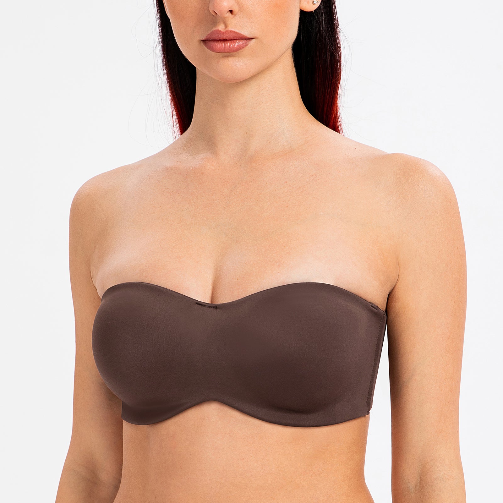 Meleneca Womens Strapless Bra For Large Bust Minimizer Unlined Bandeau