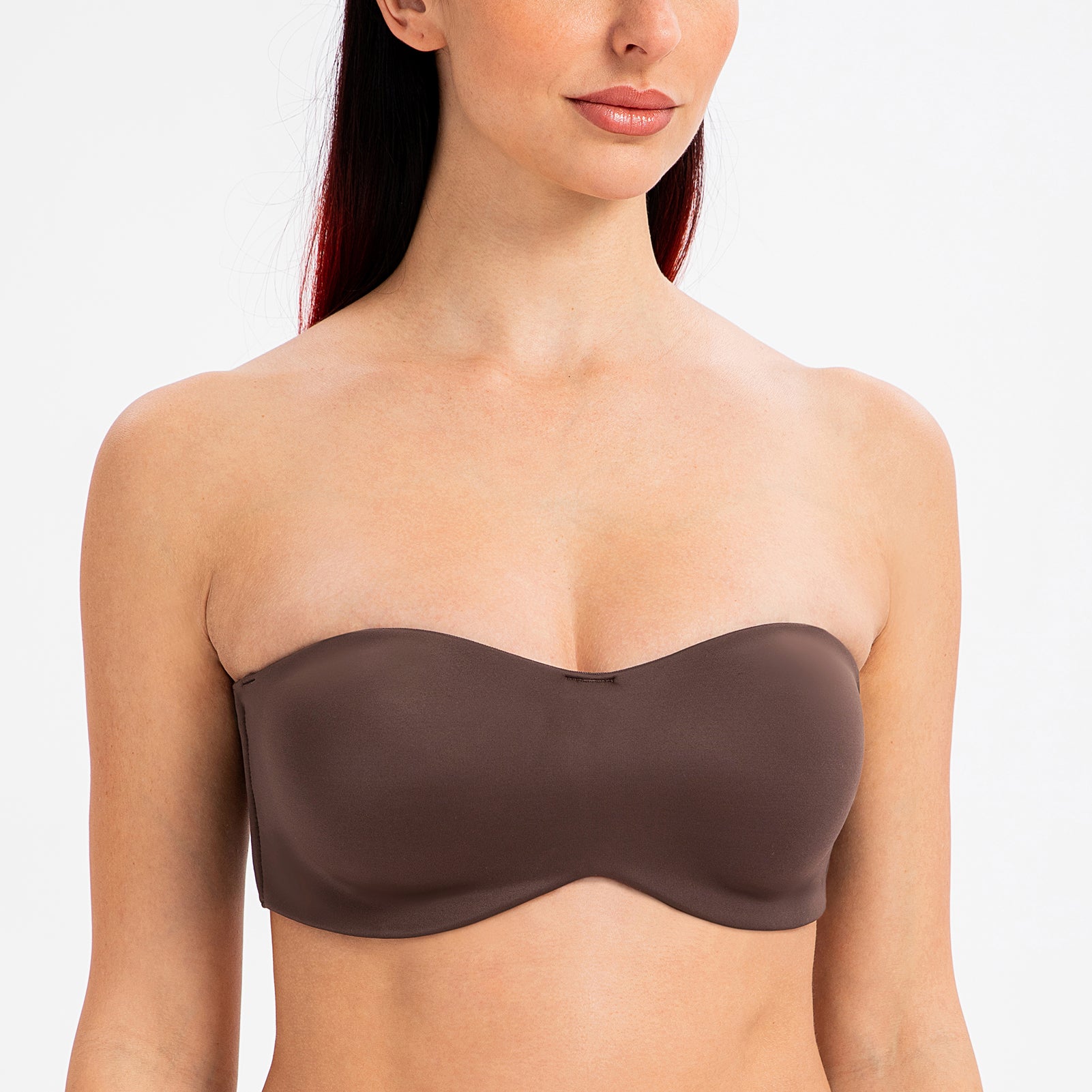 Meleneca Womens Strapless Bra For Large Bust Minimizer Unlined Bandeau