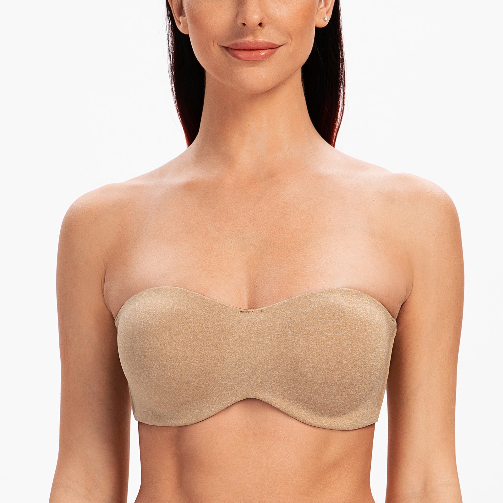 Meleneca Womens Strapless Bras For Large Bust Minimizer Unlined With