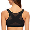 MELENECA Front Closure Wirefree Back Support Posture Bra