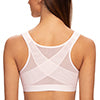 MELENECA Front Closure Wirefree Back Support Posture Bra